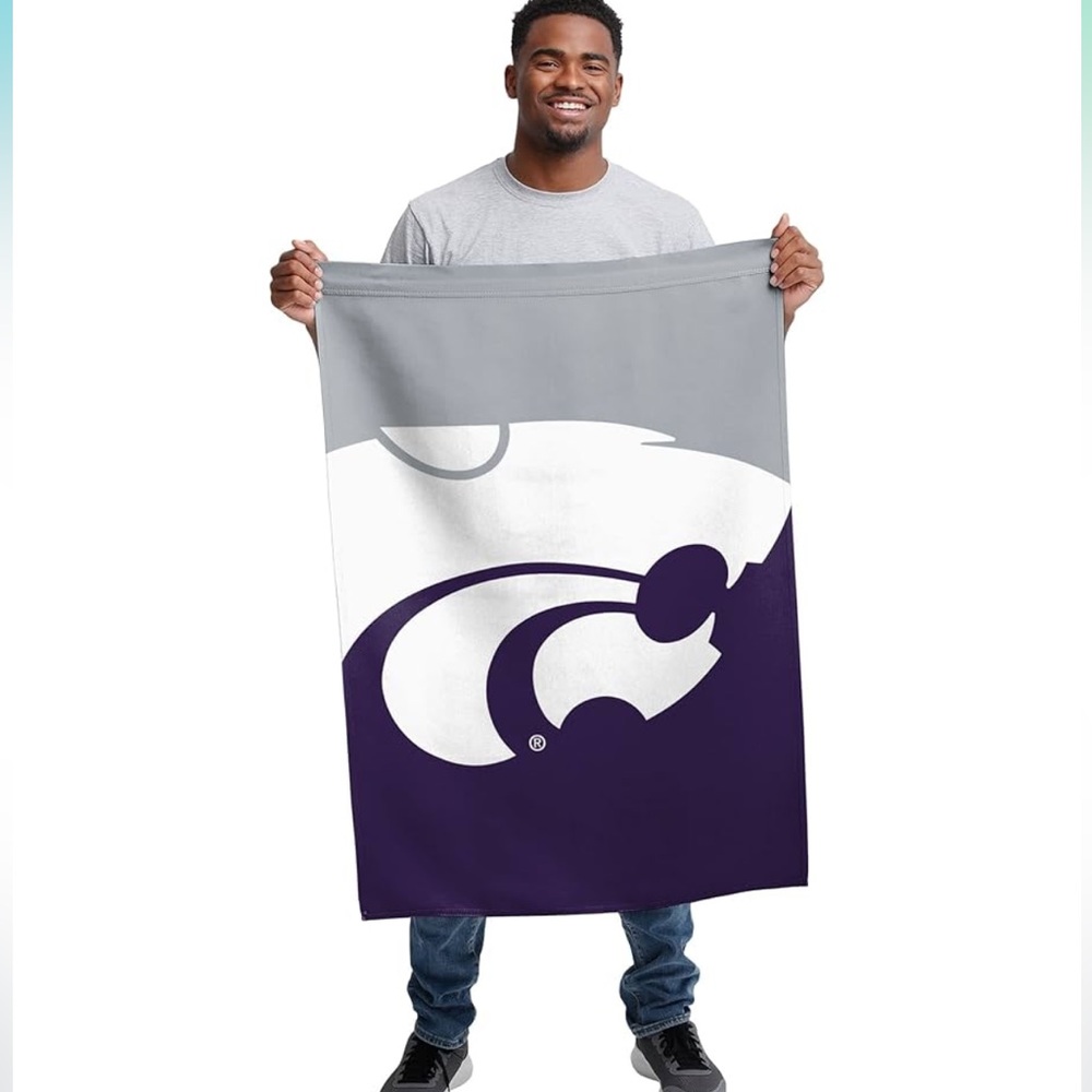 FOCO NCAA Kansas State Wildcats Unisex Double Sided Flag